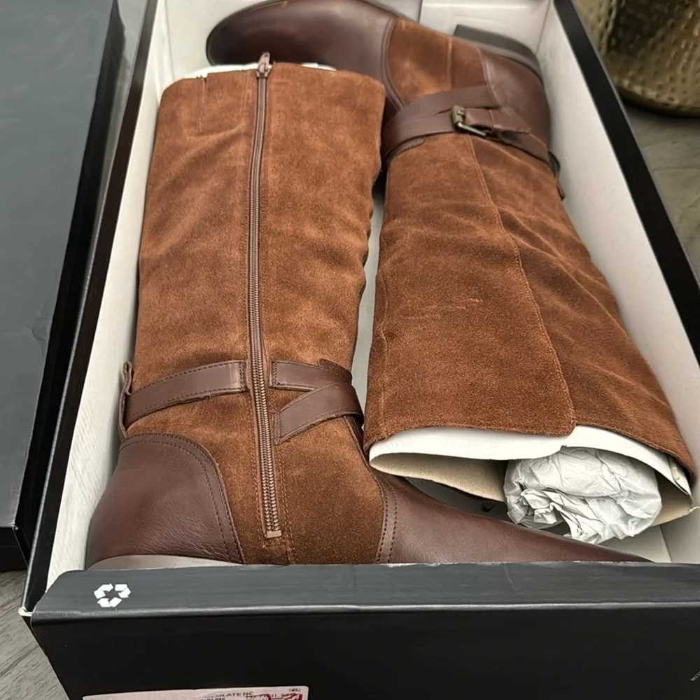 Naturalizer Womens Rena Knee High Boot Chocolate